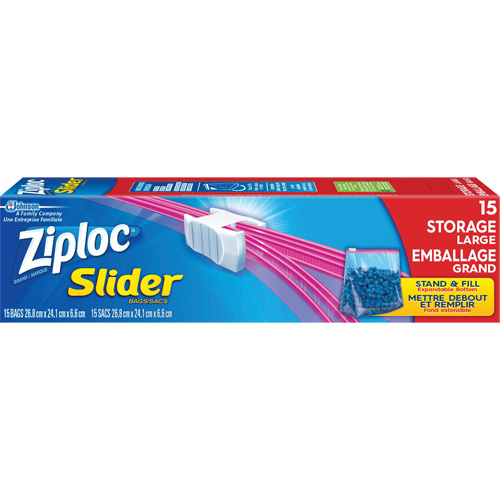 Ziploc&reg; Slider Freezer Bags Moffatt Supply & Specialties