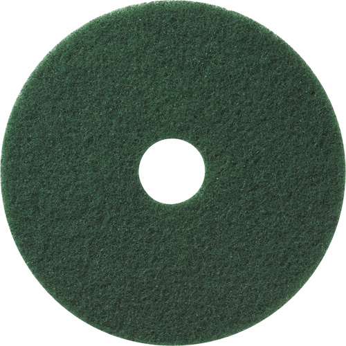 Floor Pads, 12", Scrubbing/Stripping, Green Moffatt Supply & Specialties