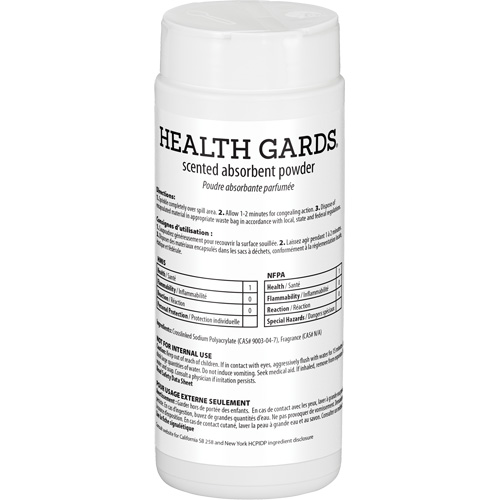 Health Gards&reg; Scented Absorbent Powder, 16 oz., Can Moffatt Supply & Specialties