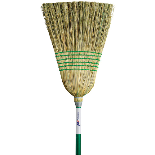 Light-Duty Corn Broom, 6-String, Wood Handle Moffatt Supply & Specialties
