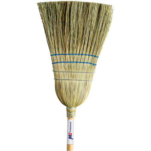 Heavy-Duty Corn Broom, 2-String, Wood Handle Moffatt Supply & Specialties