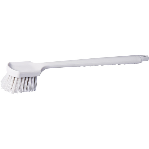 Brosse &agrave; chaudron &agrave; manche long, 20" l, Soies Polypropyl&egrave;ne, Blanc Moffatt Supply & Specialties