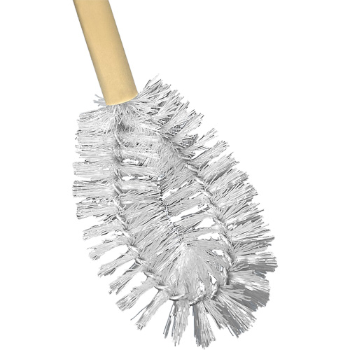HD Toilet Brush with Wire Centre, 20" L, Polypropylene Bristles, Yellow Moffatt Supply & Specialties