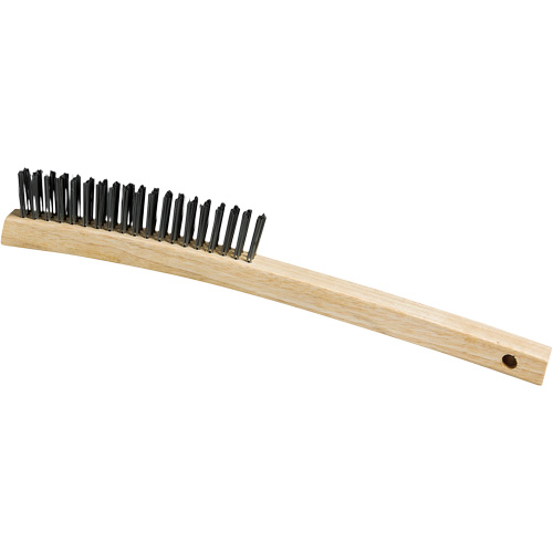 Brosse, Acier, 3 x 19 rangs de fils, Longueur 13-3/4" Moffatt Supply & Specialties