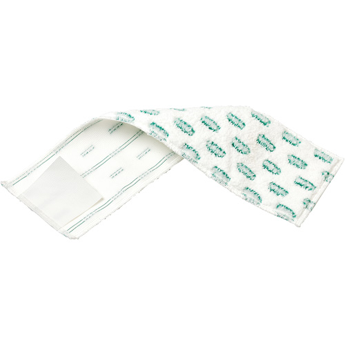 Tampon &agrave; vadrouille plat, R&eacute;cureur, Microfibre, 4-3/4" x 16" Moffatt Supply & Specialties