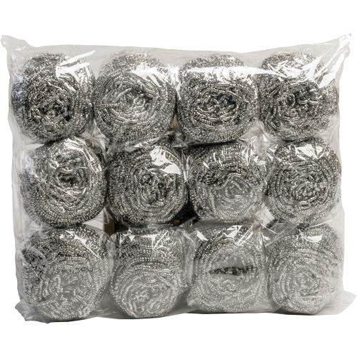 Stainless Steel Scouring Puff, 3" L x 3" W Moffatt Supply & Specialties