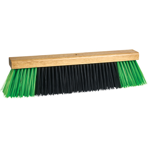 Bulldog Push Broom Head, 18", Coarse, PVC Bristles Moffatt Supply & Specialties