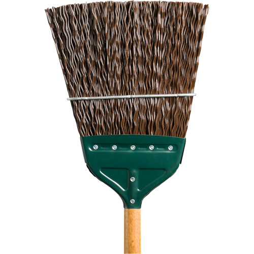 Balai d'aiguillage et de cantonnier, Manche en Bois, Soies en Polypropyl&egrave;ne, 52" lo Moffatt Supply & Specialties