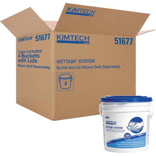 WetTask Wiping System Bucket with Lid Moffatt Supply & Specialties