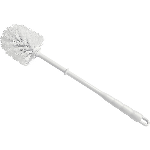 Bowl Brush, 15-1/2" L, Polypropylene Bristles, Red/White Moffatt Supply & Specialties