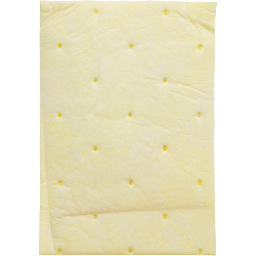 High Capacity Chemical Sorbent Pad, Hazmat, 14.5" x 9.25", 26.3 gal Absorbancy Moffatt Supply & Specialties
