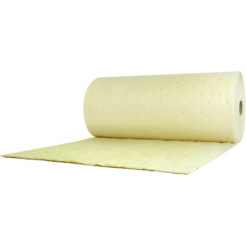 Chemical Sorbent Roll, Heavyweight, 150' L x 38" W, 89.4 gal Absorbancy Moffatt Supply & Specialties