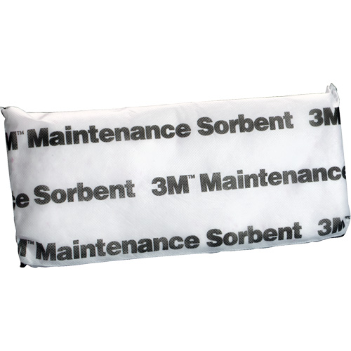 Maintenance Sorbent Pillow, Oil Only, 15" L x 7" W, 12.6 gal Absorbency/Pkg. Moffatt Supply & Specialties
