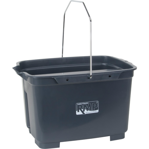 Seau double, Capacit&eacute; de 4,75 gal. US (19 pintes), Gris Moffatt Supply & Specialties