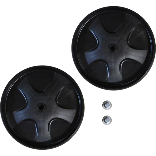 Replacement Wheels & Push Caps for Waste Dolly Moffatt Supply & Specialties