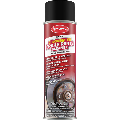 Nettoyant chlor&eacute; pour pi&egrave;ces de freins, Canette a&eacute;rosol Moffatt Supply & Specialties