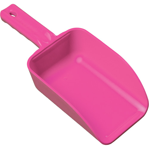 Small Hand Scoop, Plastic, Pink, 32 oz. Moffatt Supply & Specialties