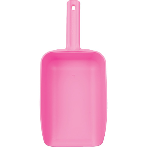 Large Hand Scoop, Plastic, Pink, 82 oz. Moffatt Supply & Specialties