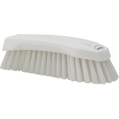 Grande brosse &agrave; main oblique, Soies Ferme, Longueur de 8", Blanc Moffatt Supply & Specialties