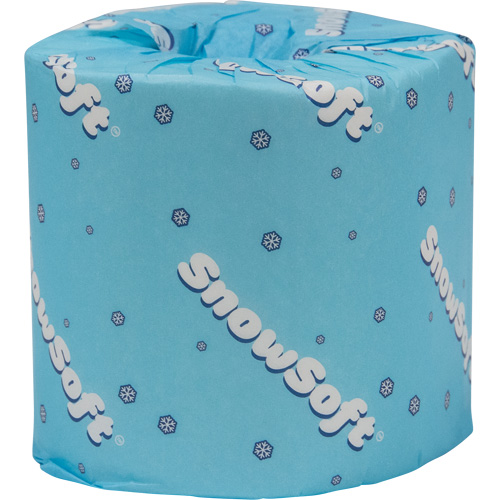 Snow Soft Premium Toilet Paper, 2 Ply, 420 Sheets/Roll, 122' Length, White Moffatt Supply & Specialties