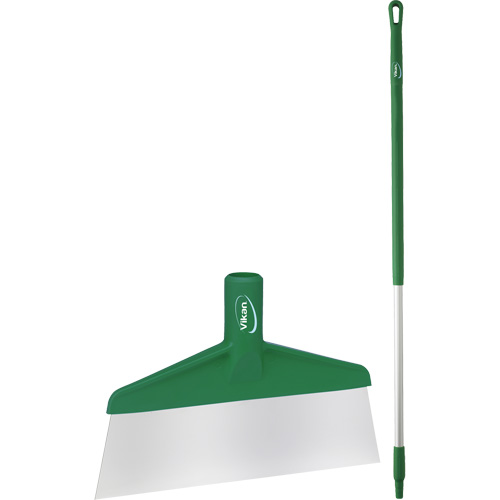 Floor Scraper with Handle, Green, 9-3/5" W x 55-9/10" L Moffatt Supply & Specialties