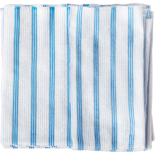 Chiffons jetables, Microfibre, Bleu/Blanc Moffatt Supply & Specialties