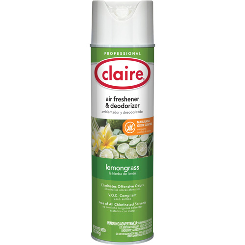 Air Freshener & Deodourizer, Lemongrass, Aerosol Can Moffatt Supply & Specialties