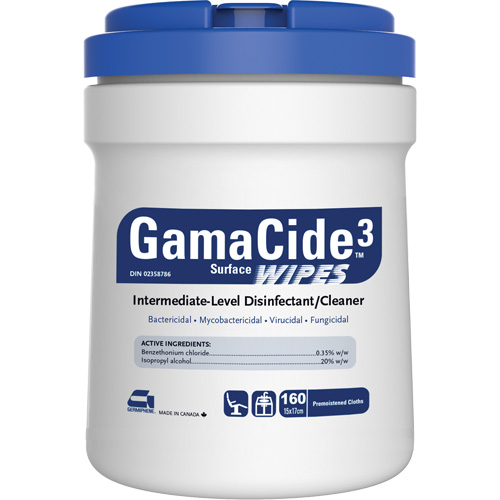 GermiCide3  Multi-Surface Disinfectant, 160 Count Moffatt Supply & Specialties