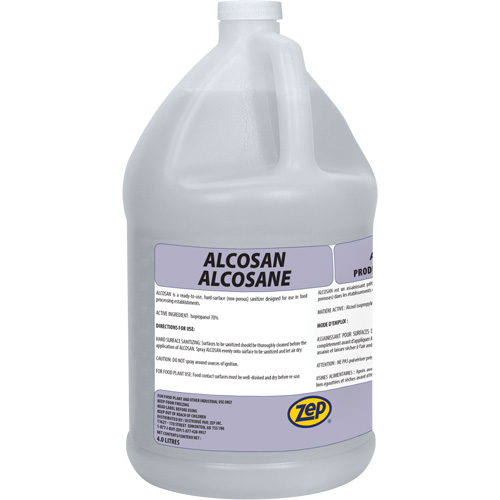 D&eacute;sinfectant de surfaces dures Alcosan, 4 L, Cruche Moffatt Supply & Specialties