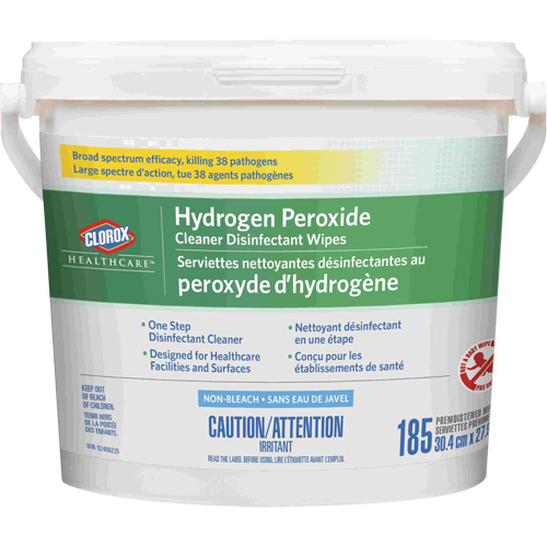 Healthcare&reg; Hydrogen Peroxide Cleaner Disinfecting Wipes, 185 Count Moffatt Supply & Specialties