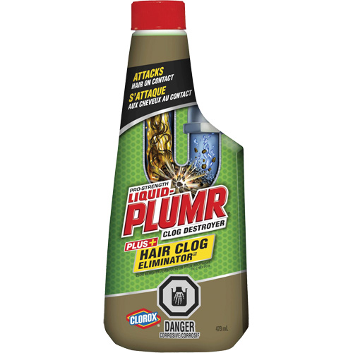 Produit d&eacute;bouchant pour bouchons de cheveux Liquid-Plumr Moffatt Supply & Specialties