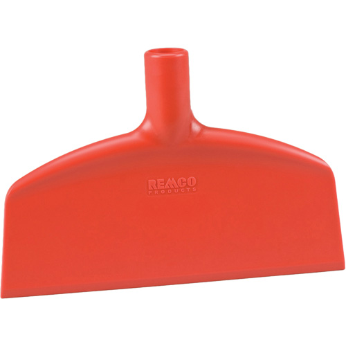 Nylon Floor Scraper, Red, 10-1/4" W x 7" L Moffatt Supply & Specialties