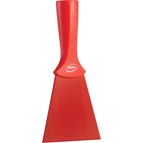 Nylon Scraper with Threaded Handle, Red, 4" W x 8" L Moffatt Supply & Specialties