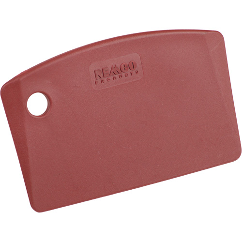 Metal Detectable Mini Bench Scraper, Red, 5-1/4" W x 3-2/5" L Moffatt Supply & Specialties