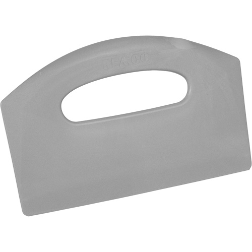 Grattoir de paillasse perceptible par d&eacute;tecteur de m&eacute;tal, Gris, 8-1/2" la x 5-1/4" lo Moffatt Supply & Specialties