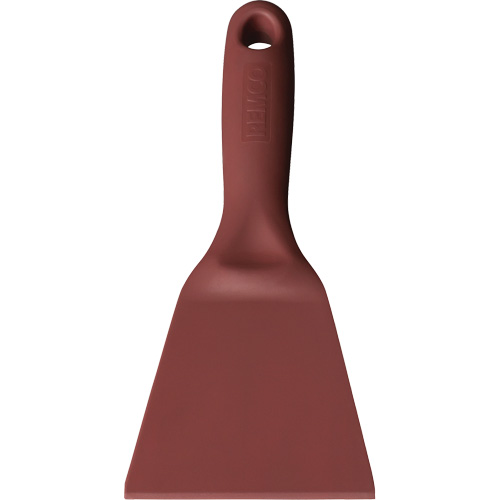 Grattoir perceptible par d&eacute;tecteur de m&eacute;tal, Rouge, 3" la x 8" lo Moffatt Supply & Specialties