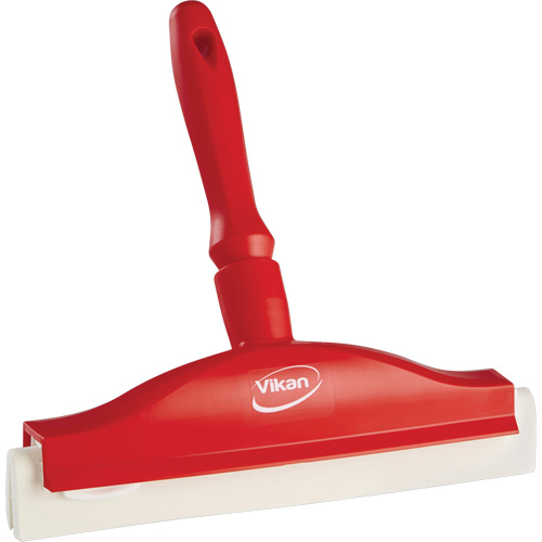 Raclette de paillasse avec lame en mousse, 10", Rouge Moffatt Supply & Specialties