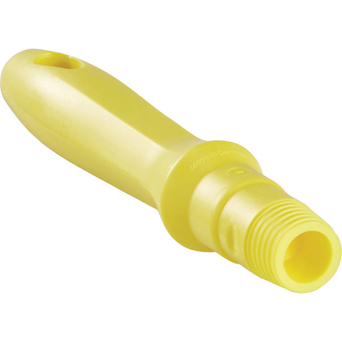 Mini Handle, Brush/Pad Holder/Scraper/Squeegee, Yellow, Standard, 6-1/4" L Moffatt Supply & Specialties