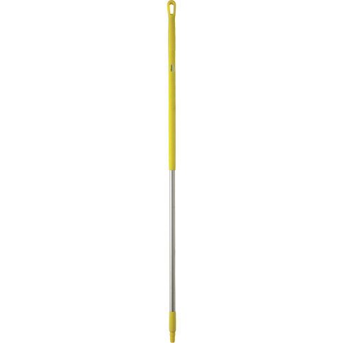Manche, Balai/Brosse/Support &agrave; tampon/Grattoir/Raclette, Jaune, Ergonomique, 59" lo Moffatt Supply & Specialties