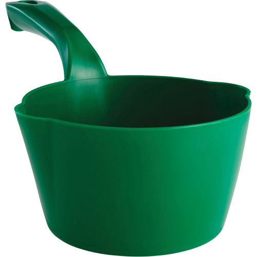 Round Bowl Scoop, Plastic, Green, 32 oz. Moffatt Supply & Specialties