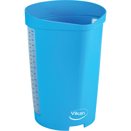 Cruche gradu&eacute;e, Plastique, Bleu, 65 oz Moffatt Supply & Specialties
