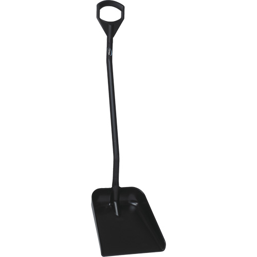 Pelle ergonomique &agrave; grande lame, Longueur de 51", Plastique, Noir Moffatt Supply & Specialties