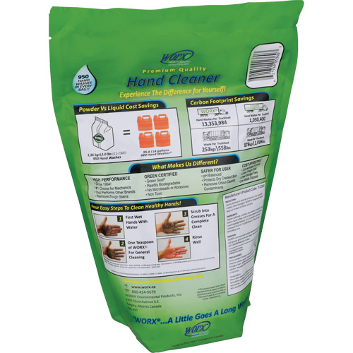 Biodegradable Hand Cleaner, Powder, 3 lbs., Refill, Scented Moffatt Supply & Specialties