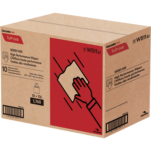 Pro Tuff-Job&reg; High Performance Spunlace Wipers, All-Purpose, 12-1/2" L x 9-1/4" W Moffatt Supply & Specialties