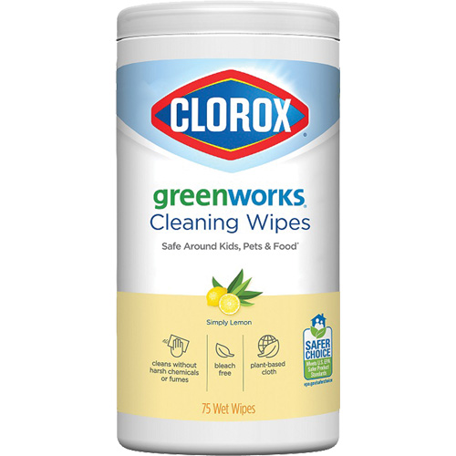 GreenWorks Cleaning Wipes, 75 Wipes Moffatt Supply & Specialties