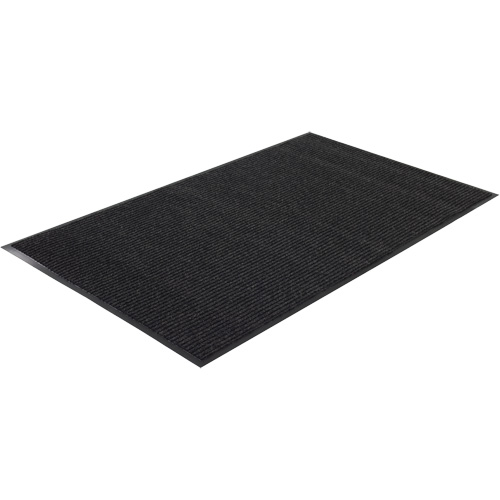 Twin Rib Matting, Wiper/Scraper, 3' x 5' x 1/4", Charcoal Moffatt Supply & Specialties