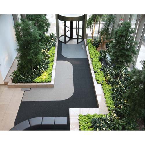 Tapis dentr&eacute;e Supreme Knob, Essuie-pieds/grattoir, 13-5/12' x 75-1/2' x 7/16", Charbon Moffatt Supply & Specialties