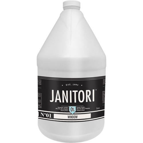 Janitori 01 Window Cleaner, 4 L, Jug Moffatt Supply & Specialties