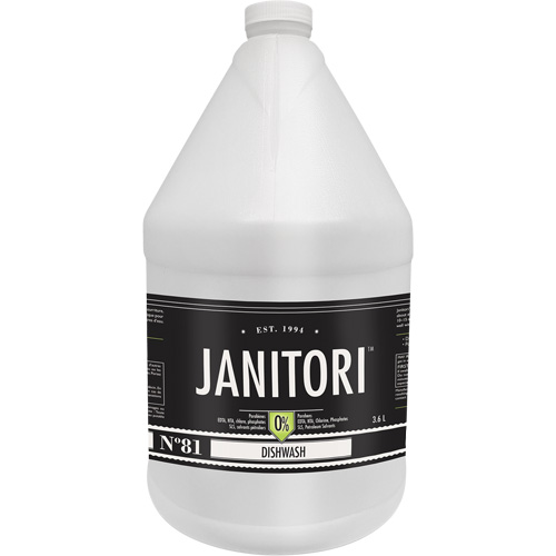 Janitori 81 Dishwash Cleaner, Liquid, 4 L Moffatt Supply & Specialties