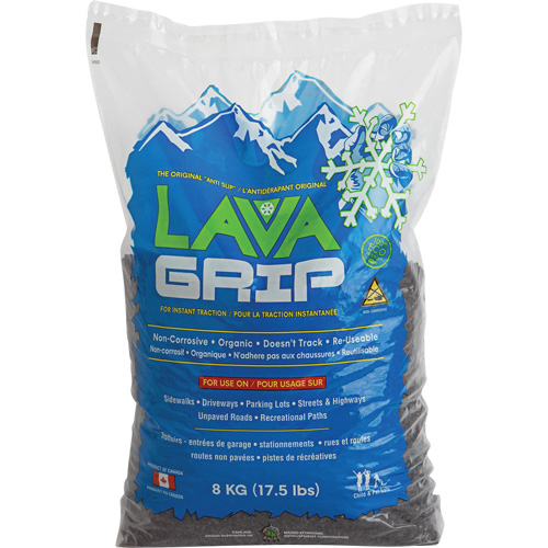 LavaGrip Traction-Aid, Container Size 17.6 lbs. (8 kg), Bag Moffatt Supply & Specialties